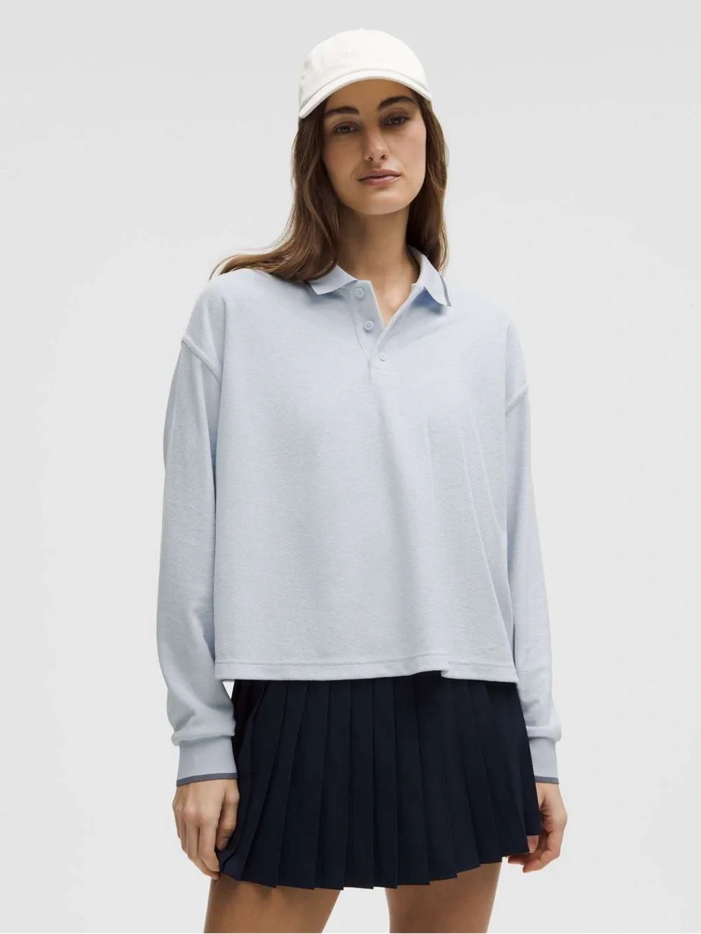 NWT Lululemon Cotton Terry Relaxed-Fit Polo Shirt